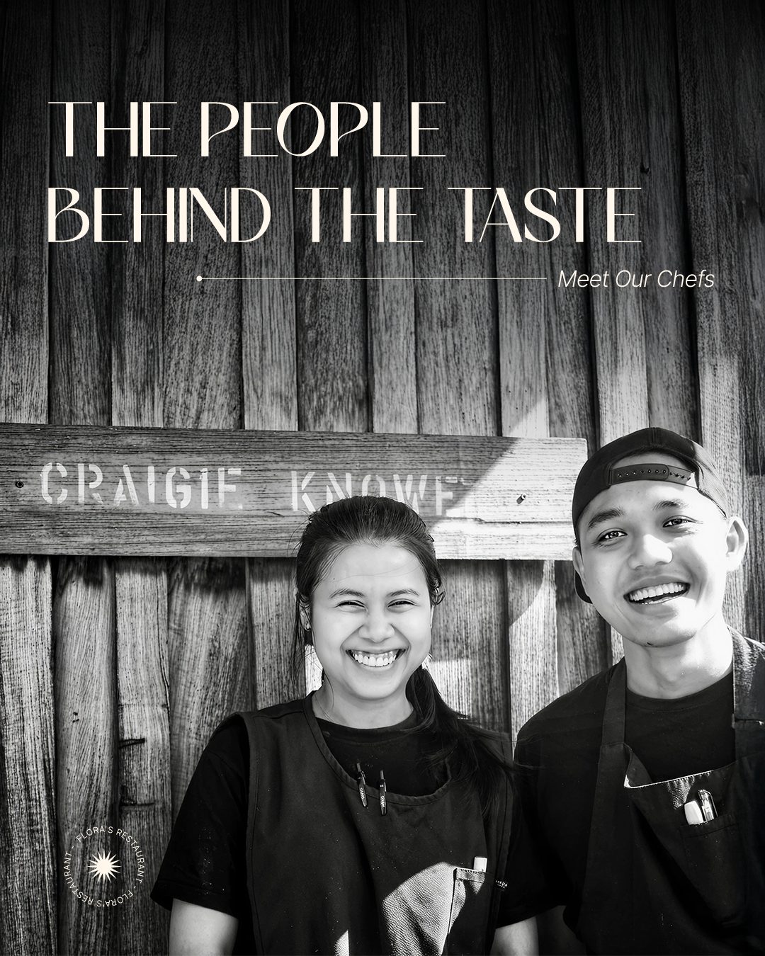 Chefs Dea and Ngurah from Flora’s Restaurant at Craigie Knowe