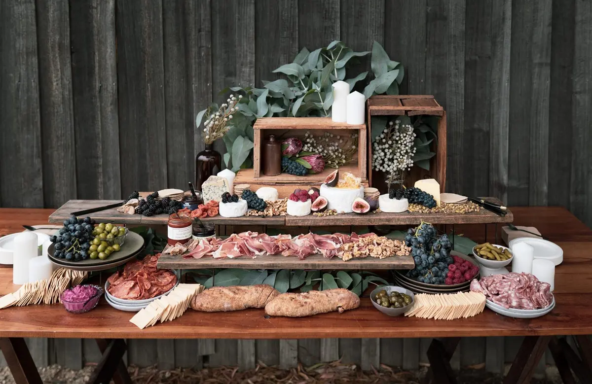Seasonal food prepared for dining at Craigie Knowe